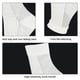 thumbnail image 3 of 4 pares de calcetines de compresión para aliviar el dolor, calcetines de compresión para fitness, calcetines elásticos para ciclismo, tobillera para fascitis plantar, color blanco, 3 of 5
