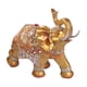thumbnail image 4 of Estatua De Elefante Dorado, Decoración Del Hogar Para El A?o Nuevo, Oficina En Casa, Padre, Mamá, Pie Izquierdo Al Frente, 4 of 5