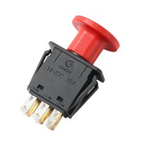 Magideal - Interruptor De Embrague, Botón Pulsador De Parada De Emergencia, Botón De Tirón De Alta Resistencia, Interruptor De Enchufe Industrial Para Tractores,