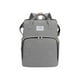 thumbnail image 1 of Mochila 3 en 1 - Bolso, Cuna y Mudador Portátil Gris, 1 of 7