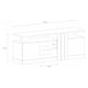 thumbnail image 5 of Rack Cristal Café 60 Pulgadas, 5 of 5