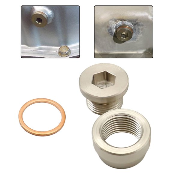 Kit de Tapón y Obturador de Drenaje FZJDSD de Acero 12 mm con Arandela