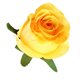 thumbnail image 3 of 10 unids rosa de seda artificial cabeza de la flor diy bouquet decoración de la boda amarillo, 3 of 5