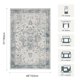 thumbnail image 4 of Alfombra Rugxara 122x152 cm Boho Lavable Azul, 4 of 9