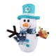 thumbnail image 1 of Muñeco De Nieve Navideño, Decoración Navideña, Regalo De Navidad Para Dormitorio, Escritorio De Vacaciones, Azul, 1 of 3