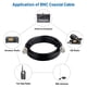 thumbnail image 5 of Cable BNC MOOKEERF de 61 cm macho a macho RG58 negro, 5 of 6