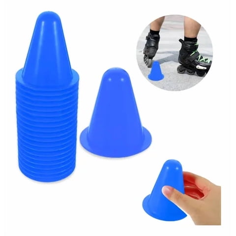 Linea Sport - 20 Conos De Entrenamiento 8Cm Crossfit Deporte/ Trafico