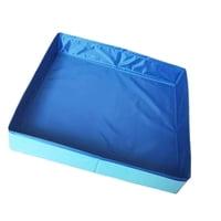 Magideal - Caja De Arena De Juguete Para Piscina, Portátil, Fácil De Transportar, Fácil De Instalar, Regalo Para Niña, Bandeja De Arena Azul Para Patio, Césped Y