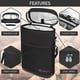 thumbnail image 4 of Portabotellas Opux para 2 Botellas, Aislado e Impermeable, Negro, 4 of 9