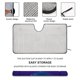 thumbnail image 3 of Lamine Yamal Parasol para Parabrisas Delantero Protector Plegable, Visera Solar para Auto Bloquea Rayos UV Mantiene tu Vehículo Fresco 140cm*76cm, 3 of 6