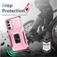 thumbnail image 5 of Funda Armada para Samsung Galaxy A34 5G con Tapa Deslizante y Soporte Magnético Giratorio Rosa, 5 of 5
