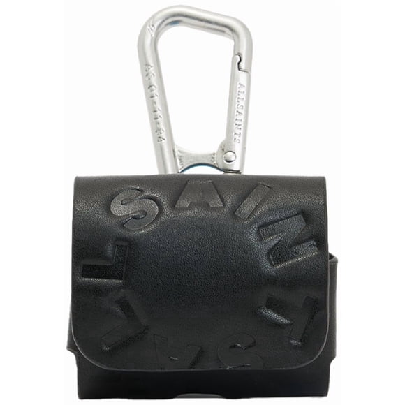 Funda para AirPods AllSaints Tierra de Cuero Negro