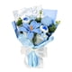 thumbnail image 3 of Ramo De Flores De Ganchillo Multifuncional Para Decoración Central De Dormitorio Y Escritorio Azul, 3 of 5