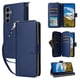 thumbnail image 5 of Funda Cartera con Cremallera y Correa para Samsung Galaxy S24 Plus Soporte y Tarjetero Azul, 5 of 6