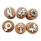thumbnail image 5 of Sellos De Madera, Sellos Decorativos De Arcilla Para Hacer Tarjetas, Proyectos De Arte, Decoraciones De Primavera, 5 of 5
