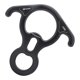 thumbnail image 2 of 50kN 11000 Lbf Rescue Figure 8 Descender Large Para Rope Rappel Dance Black, 2 of 5