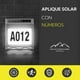 thumbnail image 4 of Aplique Solar Contra Agua Con Numeros De Casa gris, 4 of 9