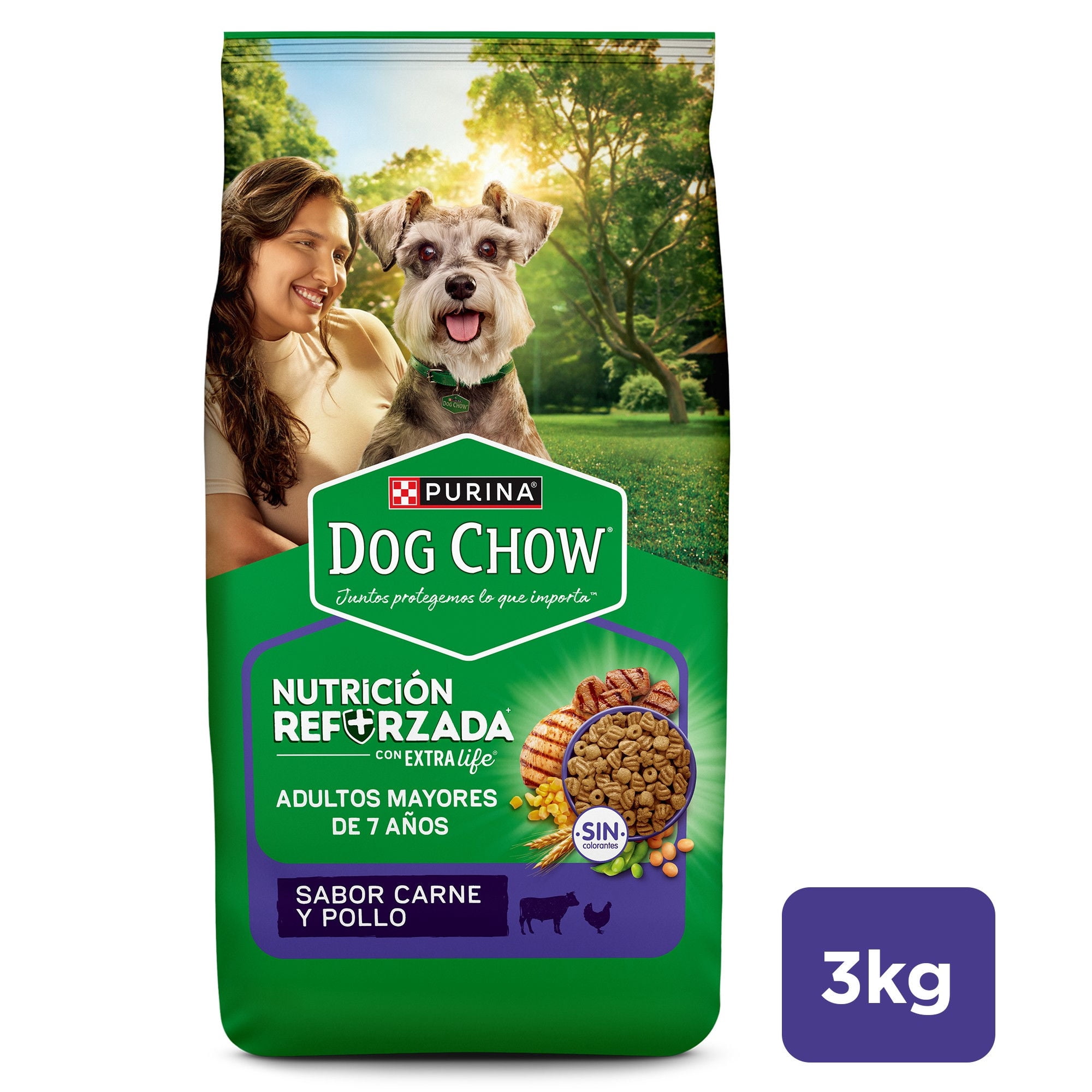 Alimento Seco Perro Longevidad Sabor Carne Bolsa