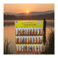 Genérico - Set De Cucharas #3 Señuelos De Pesca Rio Y Lago 30 Unidades