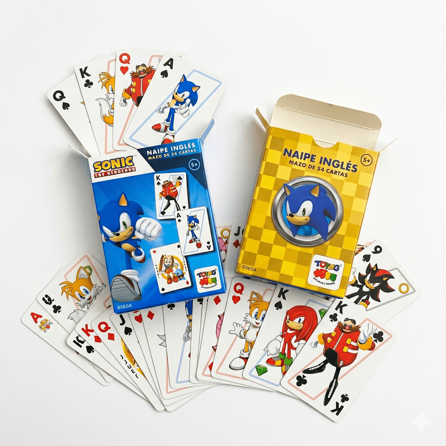 Toyng - Juego De Mesa Naipe Inglés - Sonic