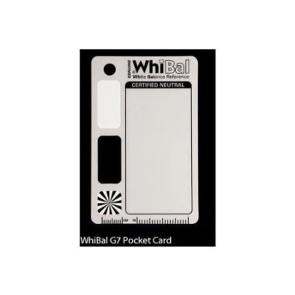 Tarjeta de bolsillo White Balance Design Michael Tapes WhiBal G7