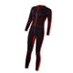 thumbnail image 1 of Chaqueta De Neopreno De 3 Mm Para Mujer, Negra Y Roja Para Buceo, Natación S, 1 of 5