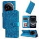 thumbnail image 4 of Funda tipo cartera FOXDOCK para Xiaomi 14 Ultra , diseño girasol en relieve, cuero PU, cierre magnético, soporte y tarjetero, 4 of 5