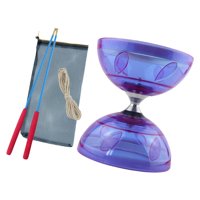 Bothyi - Juguete Diabolo Fitness Ligero Fácil De Usar Con Varillas Para Adultos Niños Mayores Púrpura 14.7Cmx12.8Cm