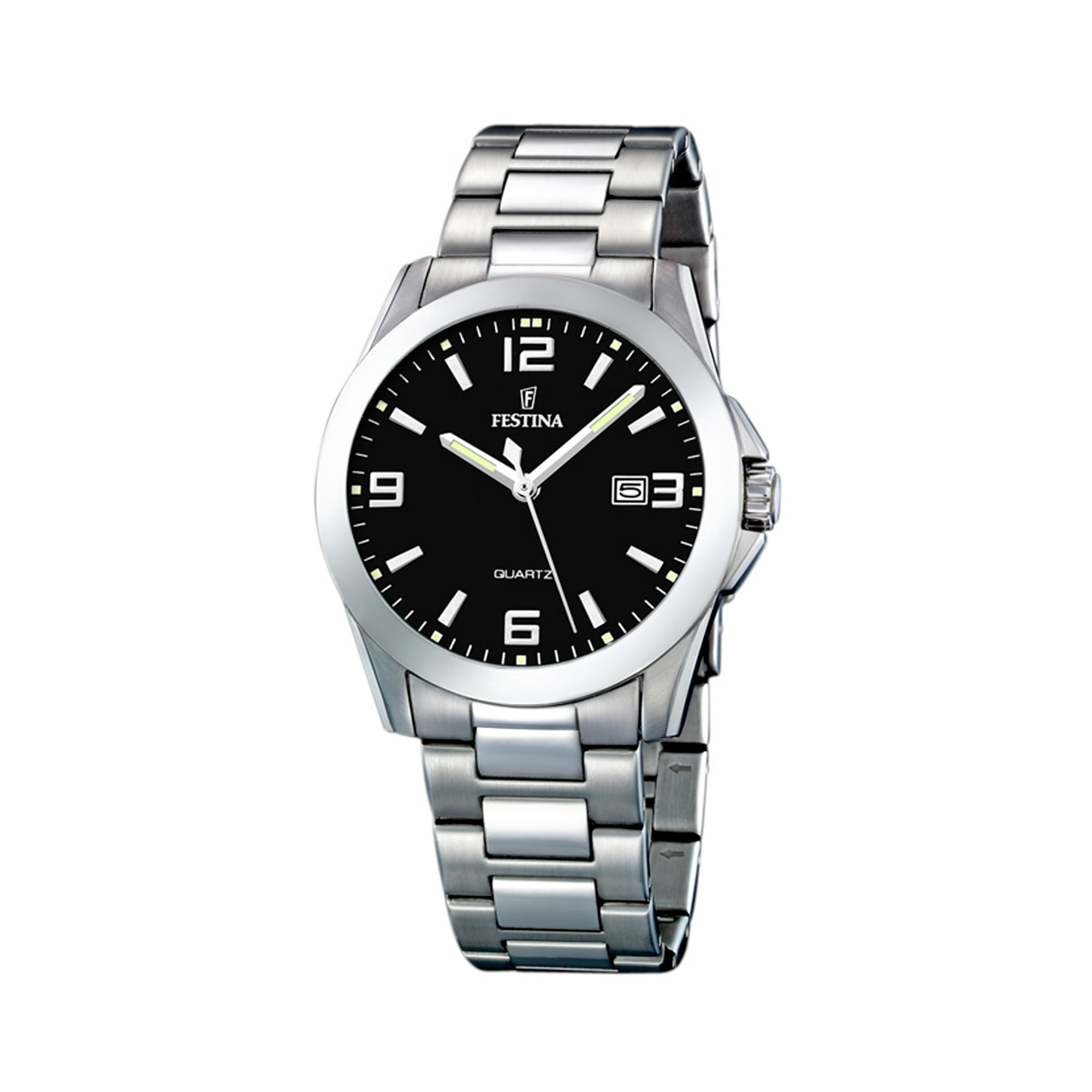 Reloj F16376/4 Festina Negro Hombre Acero Clásico
