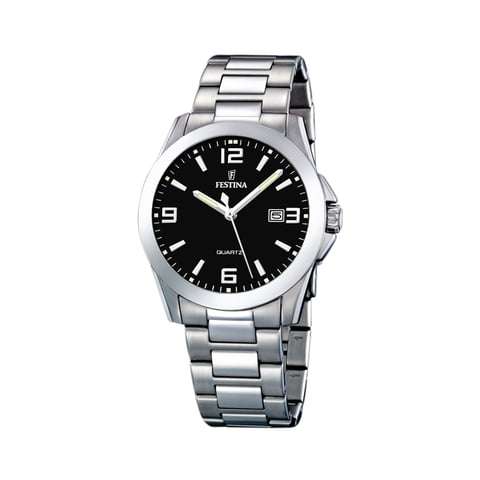 Reloj F16376/4 Festina Negro Hombre Acero Clásico