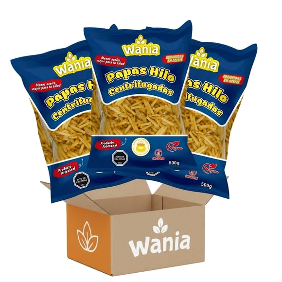 Pack Papas Hilo 500g 8 UN