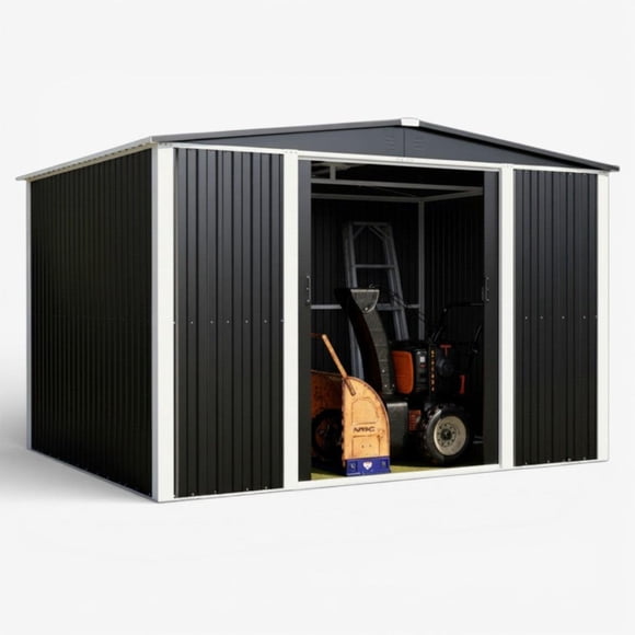 Bodega Exterior doble techo 300x300 9 M2 - Black DS-06