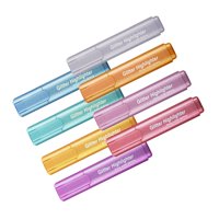 Magideal - 8 Uds. De Rotuladores Fluorescentes Fríos Y Cálidos, Bolígrafos Con Punta De Cincel, Planificador Resaltador Para Diario, Regalos Escolares