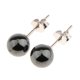 thumbnail image 1 of moda natural 6mm perlas de agua dulce 925 pendientes de plata esterlina, 1 of 3