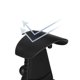 thumbnail image 1 of Soporte Para Teléfono Soporte Parasol Protector Contra La Intemperie Nailon Duradero Portátil Negro, 1 of 6