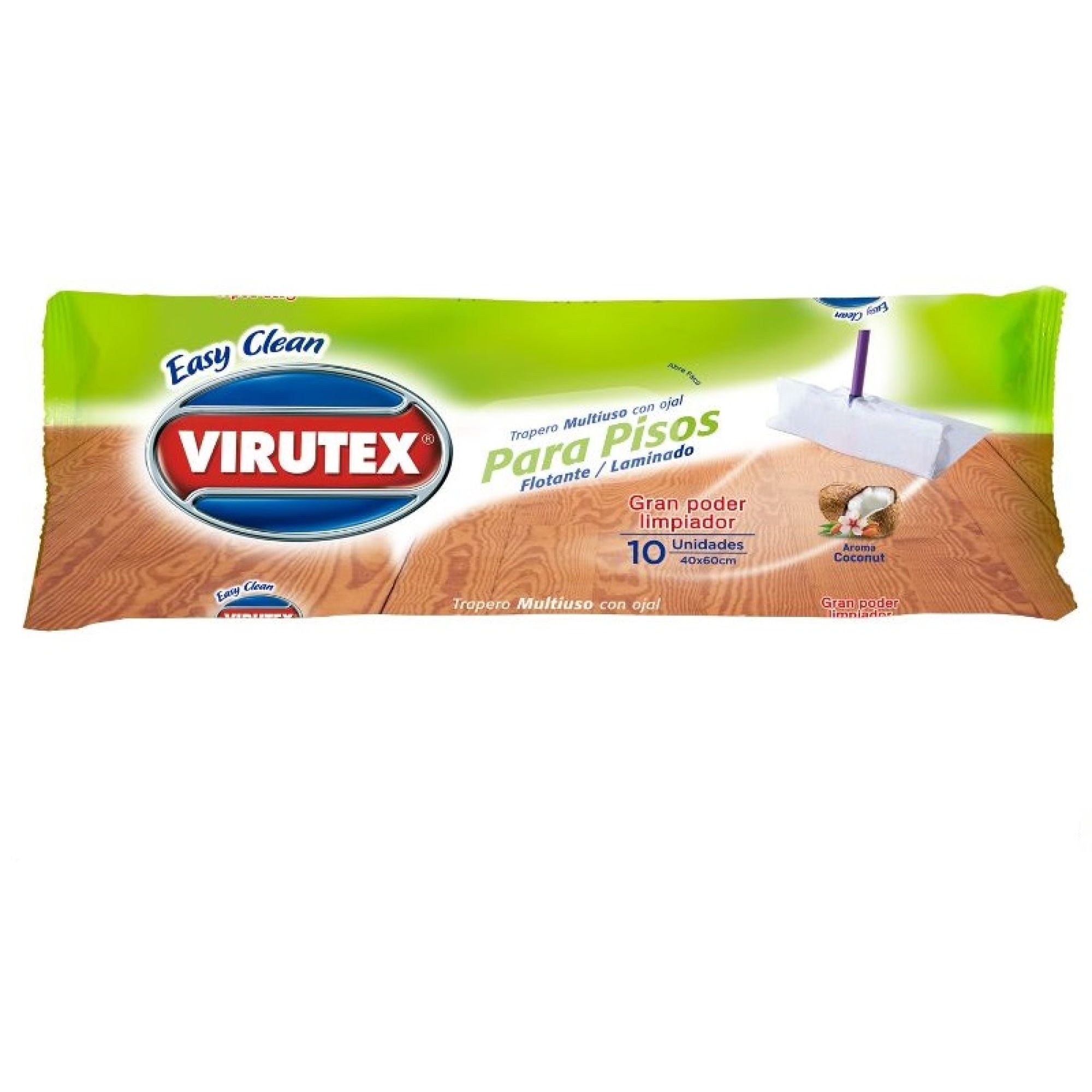 Virutex - Trapero Húmedo Piso Flotante O Laminado 0un Coco