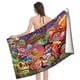 thumbnail image 4 of Garbage Pail Kids Toalla de playa de secado rápido con diseño temático, regalo para mujeres y niñas, ideal para cumpleaños, fans, amantes de la música, uso en la playa o al aire libre, 78 × 180 cm, 4 of 6