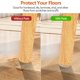 thumbnail image 3 of BAIPOK Protectores para muebles de fieltro beige autoadhesivos, 300 piezas, 3 of 6