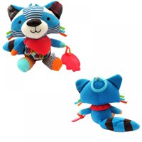 Juguete Peluche Sensorial Sonajero Con Mordedor /Wakeshome