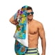 thumbnail image 5 of Superthings Toalla de playa de secado rápido con diseño temático, regalo para mujeres y niñas, ideal para cumpleaños, fans, amantes de la música, uso en la playa o al aire libre, 78 × 180 cm, 5 of 6