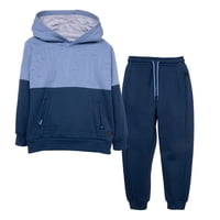 Pillin - Buzo Niño Pantalón Jogger Y Polerón Con Gorro Azul