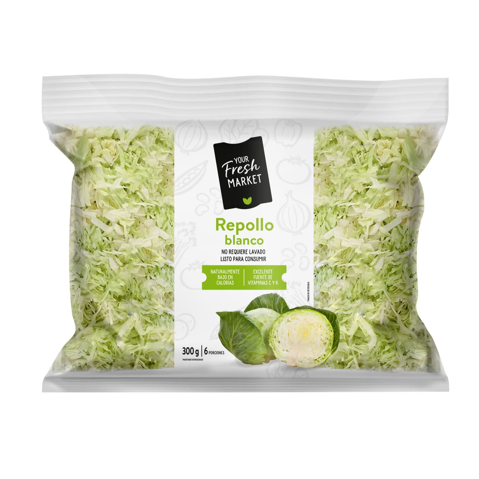 Ensalada Repollo Blanco Bolsa 300 g
