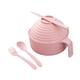 thumbnail image 3 of Cuenco Para Ramen Con Tapa, Práctico Cuenco Para Comida Para El Hogar, Para Acampar Al Aire Libre, Para El Comedor, Color Rosa, 3 of 3