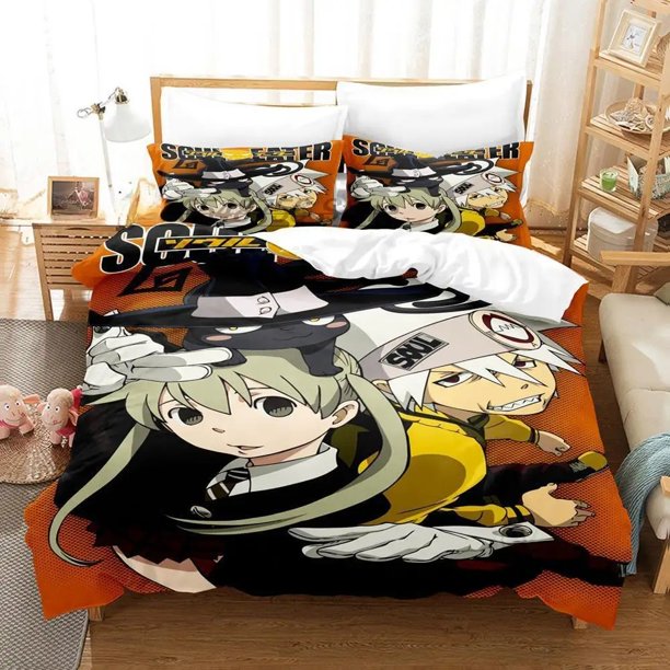 Soul Eater Bedding Set Bed Set Adult Kid Bedroom Duvet cover Sets Home Textiles