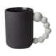 thumbnail image 1 of Taza De Cerámica De 500 Ml, Sencilla, Para Desayuno, Café, Para Mesa, Cocina, Regalo, Color Negro, 1 of 5
