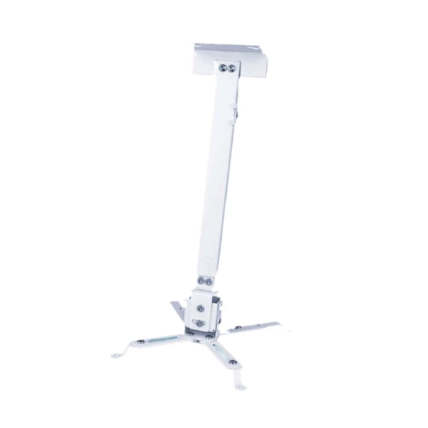 Soporte De Techo O Pared Para Proyector Con Tubo Telescópico Para Sala De Conferencias Blanco