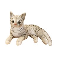 Ioensy - Juguete De Peluche Realista, Figura De Animal Relleno, Juguetes Para Fiesta, Sala De Estar, Regalo, 29Cm, Flores Marrones