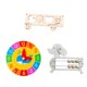 thumbnail image 4 of Tablero Ocupado De Madera Juego De Animales Y ábaco De Cachorro Y Reloj Redondo, 4 of 5