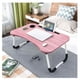 thumbnail image 2 of Mesa Plegable Para Cama Y Notebook Multifuncional De Madera Rosa, 2 of 3