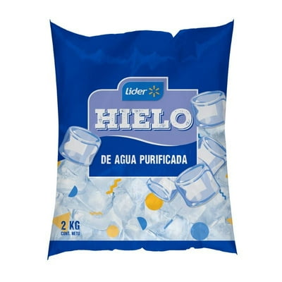 Hielo De Agua Purificada Bolsa 2 Kg Lider